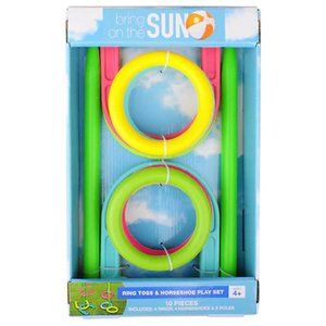 2-in-1 Horseshoe & Ring Toss Game
